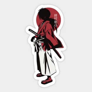 RK13 Kenshin sumi e Sticker